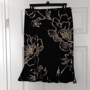 Express knee high pencil skirt with flare